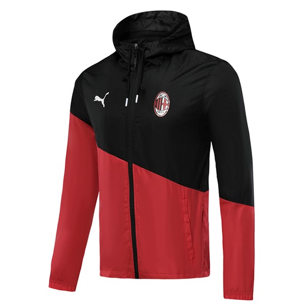 Rompevientos AC Milan 2019-2020 Negro Rojo